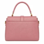 Bagnum Women's Dusty Pink Leather Satchel Top Handle Shoulder Handbag - Image 2